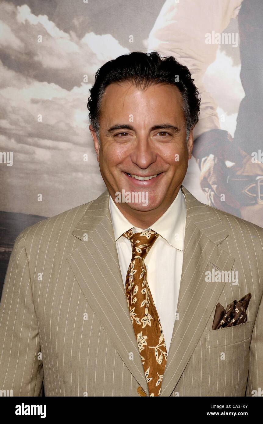 Andy Garcia at arrivals for FOR GREATER GLORY Premiere, Samuel Goldwyn Theater at AMPAS, New York, NY May 31, 2012. Photo By: Michael Germana/Everett Collection Stock Photo