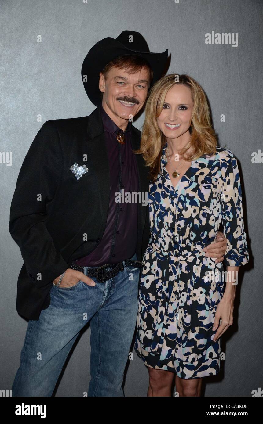 Randy Jones of the Village People, Chely Wright at arrivals for CHELY WRIGHT: WISH ME AWAY Premiere, Quad Cinema, New York, NY June 1, 2012. Photo By: Derek Storm/Everett Collection Stock Photo