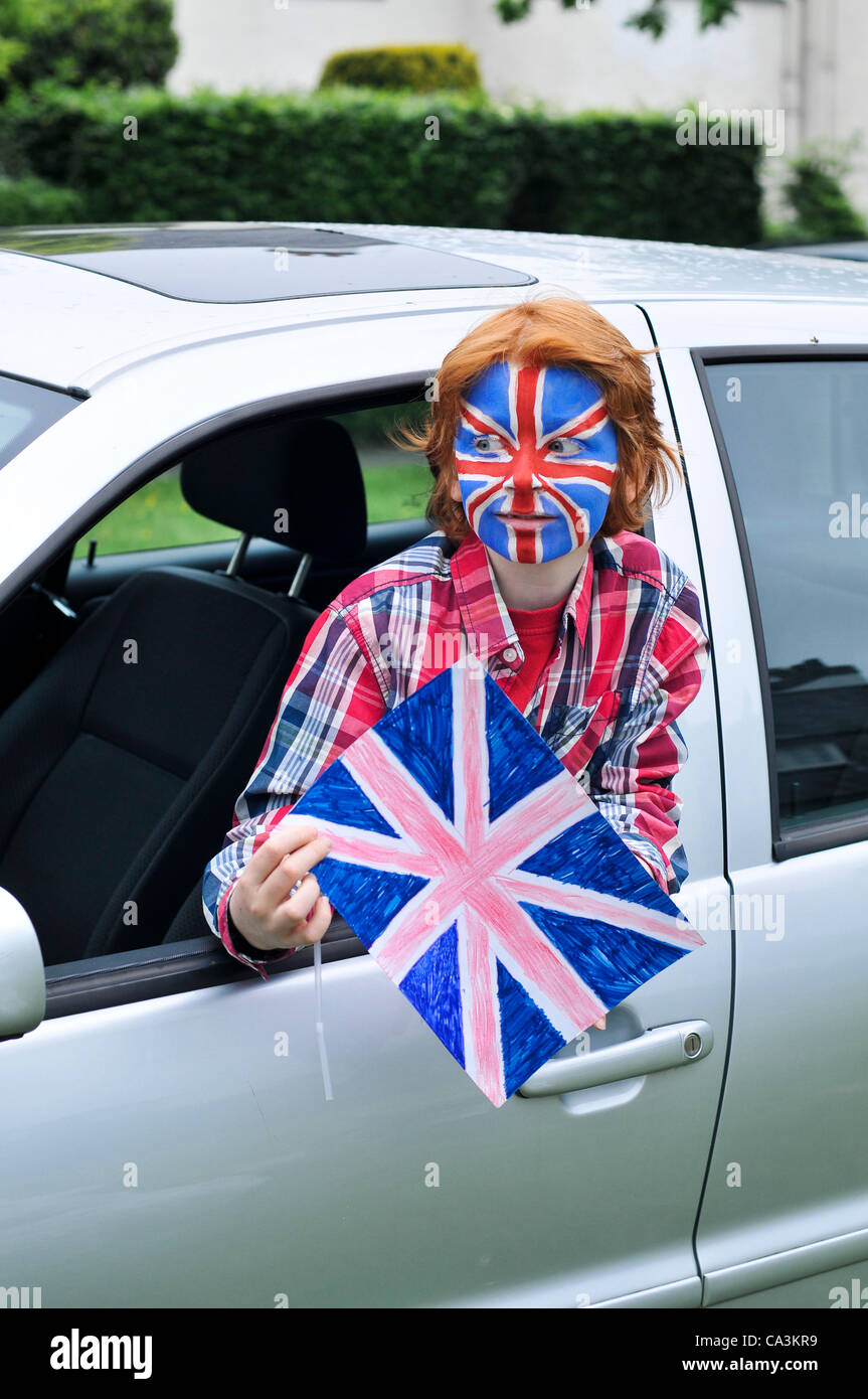 Union Jack Face Paint
