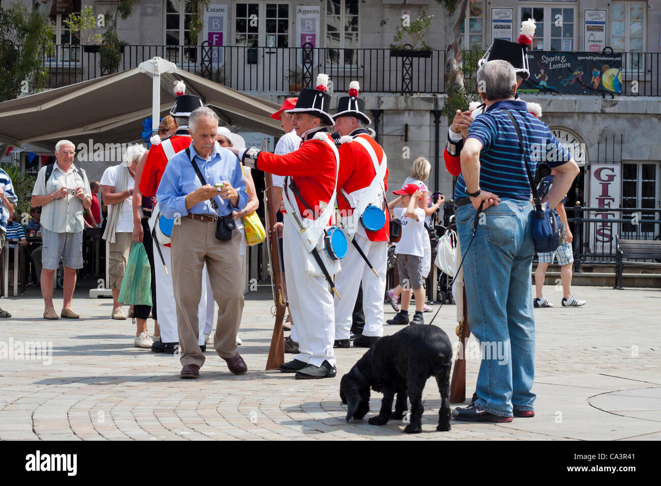 Gibraltar, UK. Saturday 2nd June 2012. Queen's Coronation Royal Gun ...