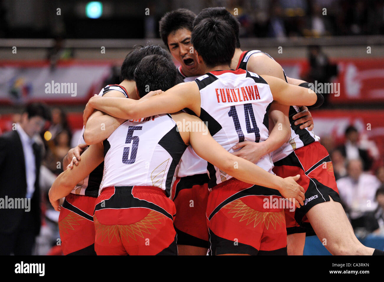 Japan Men's Volleyball Team Group (JPN), JUNE 2, 2012 Volleyball