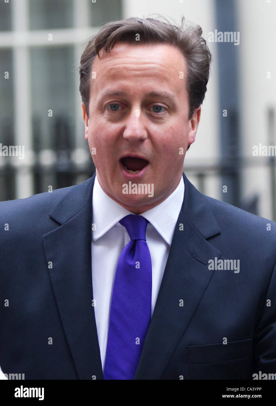 Downing Street, LONDON, UK, 3rd June 2012 Downing Street jubilee party