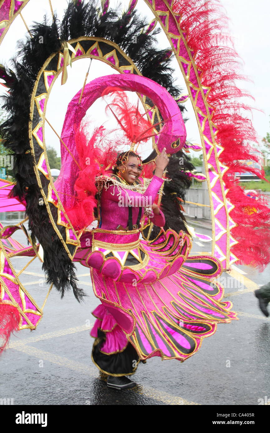 03-06-12 City of Preston UK Caribbean Carnival Stock Photo - Alamy