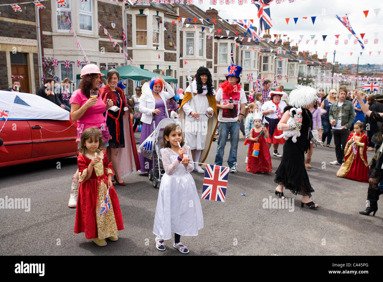 Sandgate Road, Brislington, Bristol, Street Party Stock Photo Alamy
