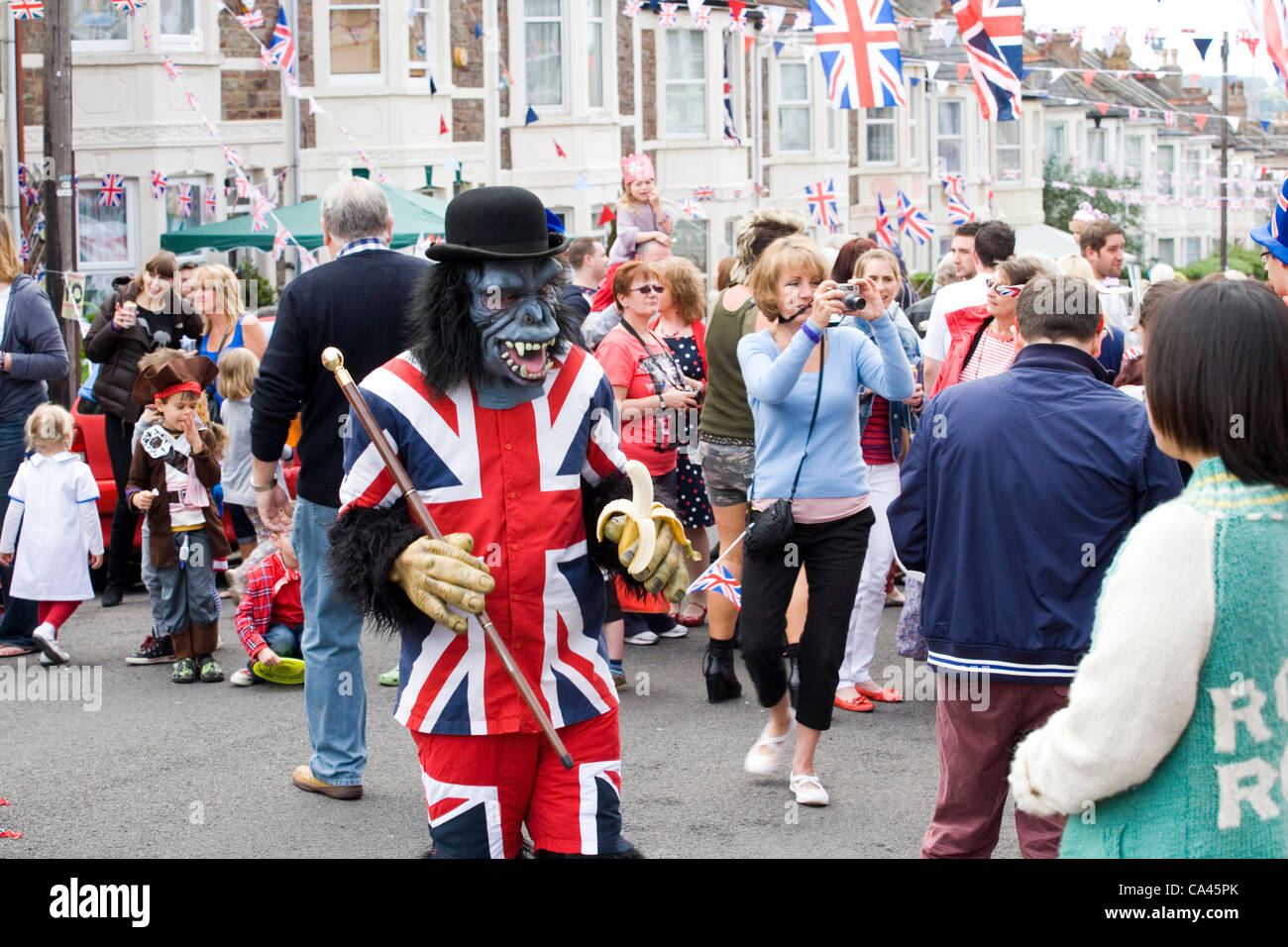 Sandgate Road, Brislington, Bristol, Street Party Stock Photo Alamy