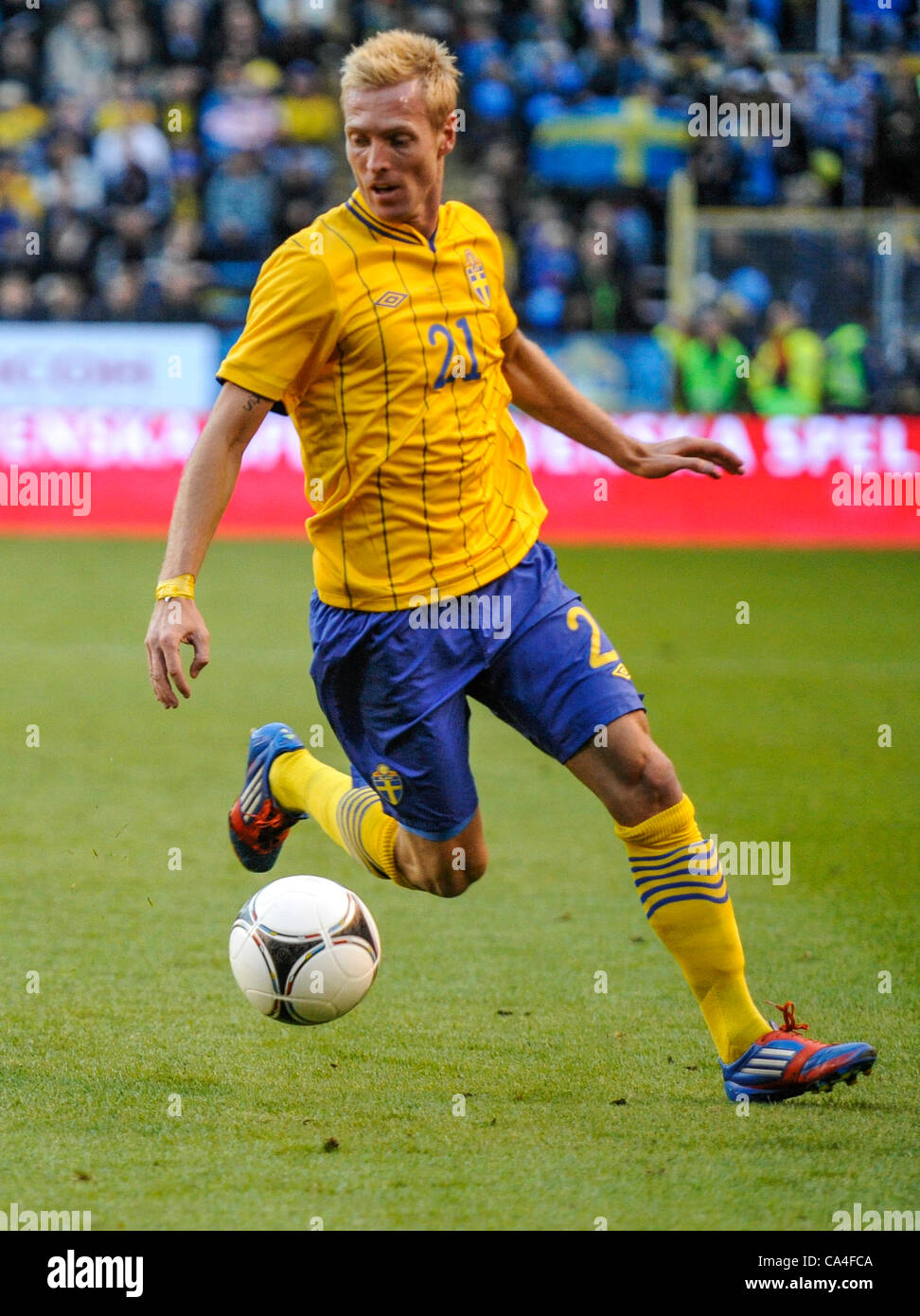 Stockholm 2012 06 05 Football Sweden vs Serbia In the picture