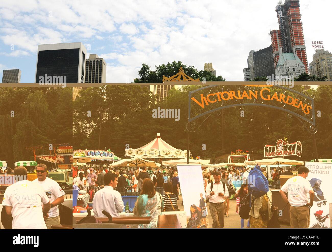 USA. Victorian Gardens, Wollman Rink, Central Park at arrivals for The