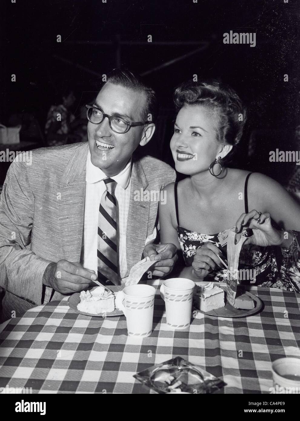 GALE STORM with husband Lee Bonnell , sons Phillip Bonnell , Peter Bonnell  , Paul Bonnell and daughter Susie Bonnell .AKA Josephine Owaissa   by Photos inc.(Credit Image: Â© Supplied By Globe