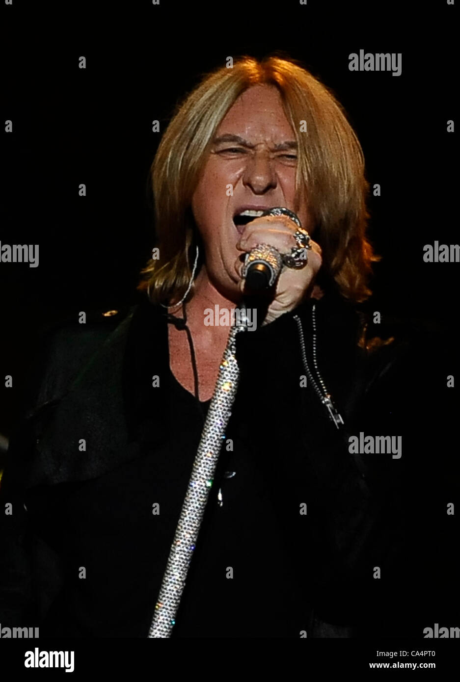June 6,2012. Hollywood CA. The british band Def Leppard's lead singer