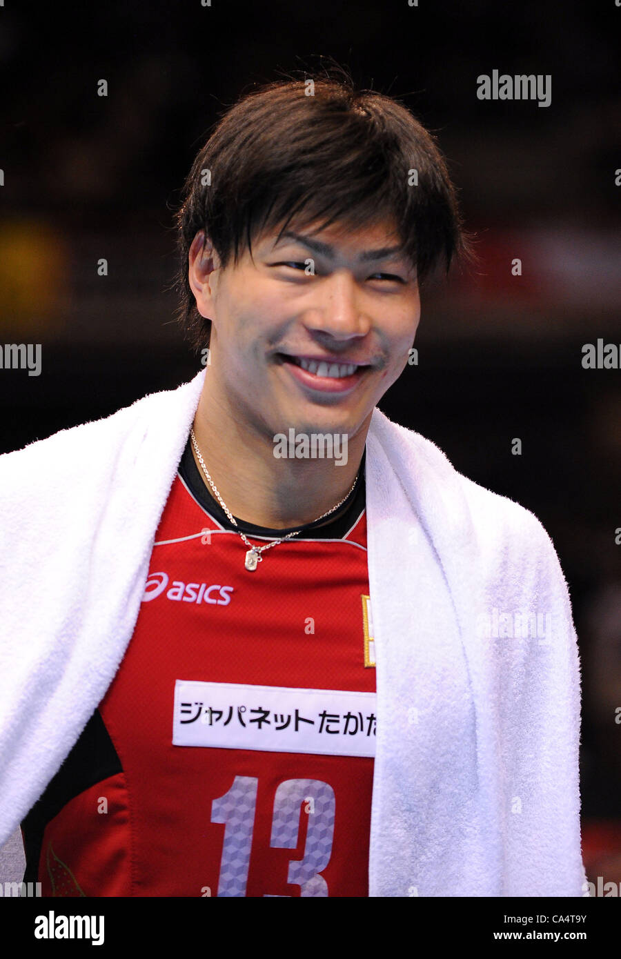 Kunihiro Shimizu (JPN), June 7, 2012 Volleyball FIVB Men's