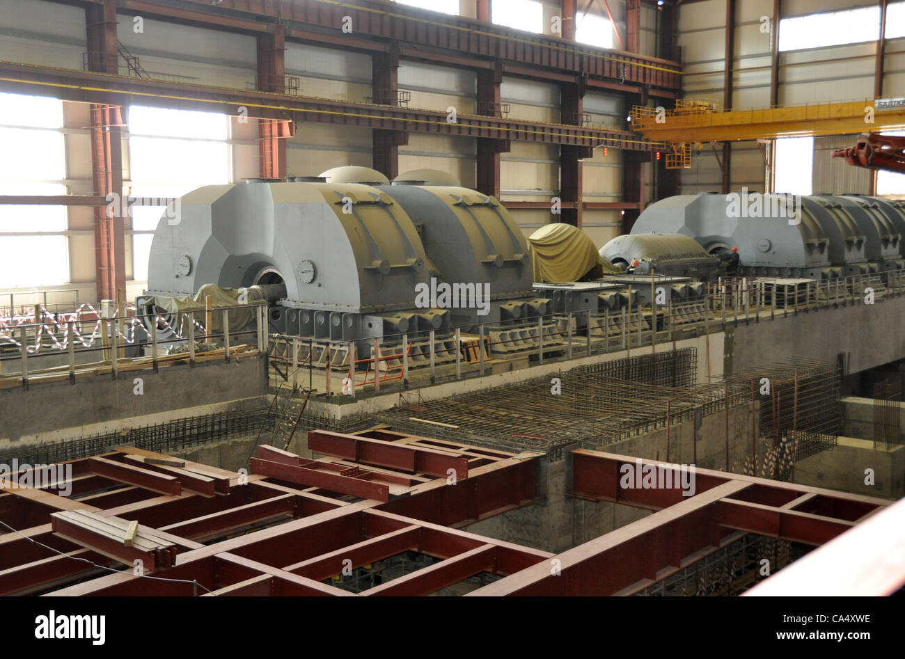 New nuclear power plant is being built in Novovoronezh, Russia