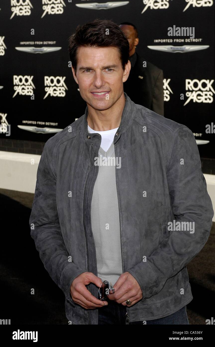 Tom Cruise at arrivals for ROCK OF AGES Premiere, Grauman's Chinese Theatre, Los Angeles, CA June 8, 2012. Photo By: Michael Germana/Everett Collection Stock Photo