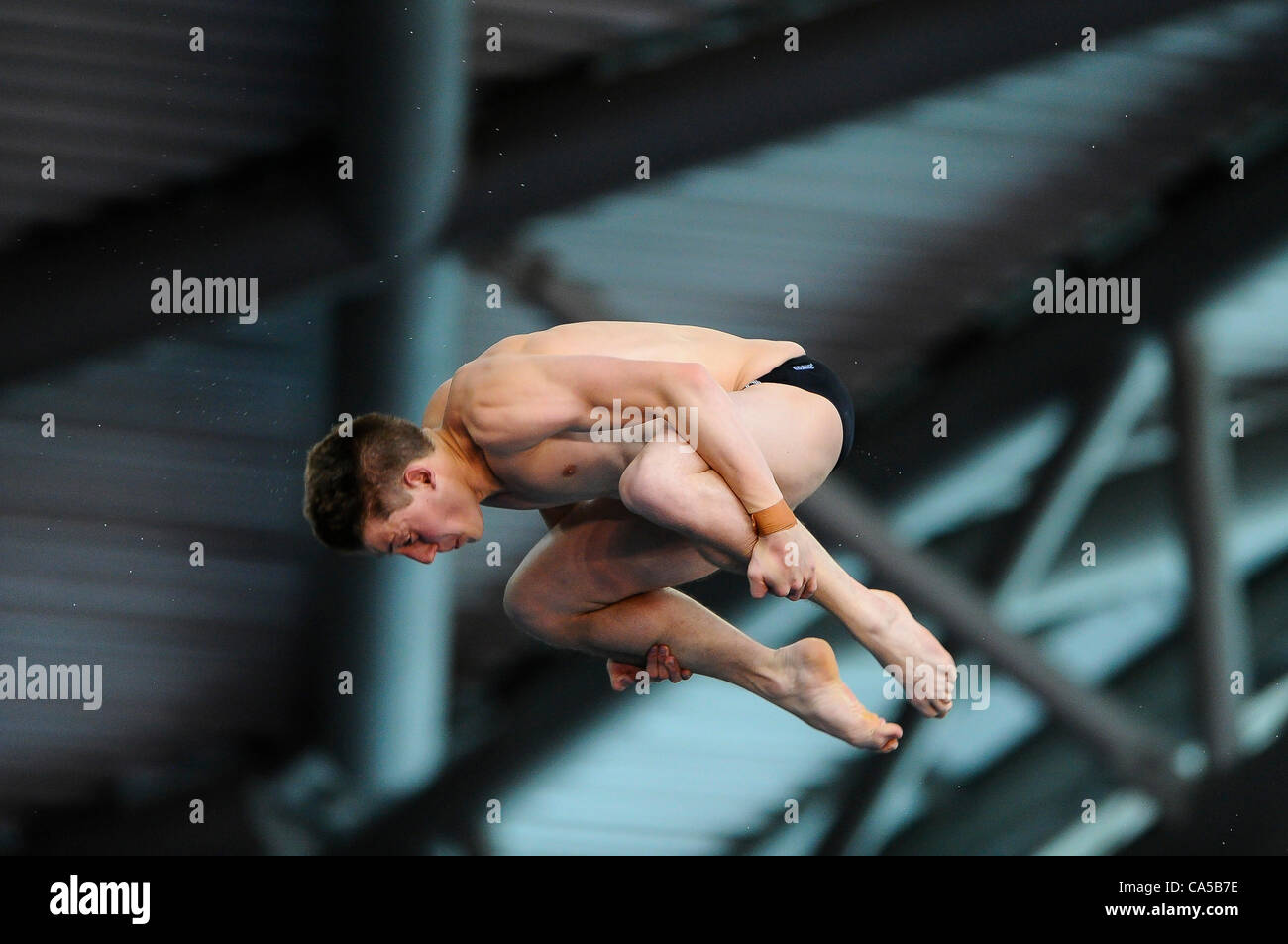 10.06.2012 Sheffield, England. James Denny (City of Leeds Diving Club