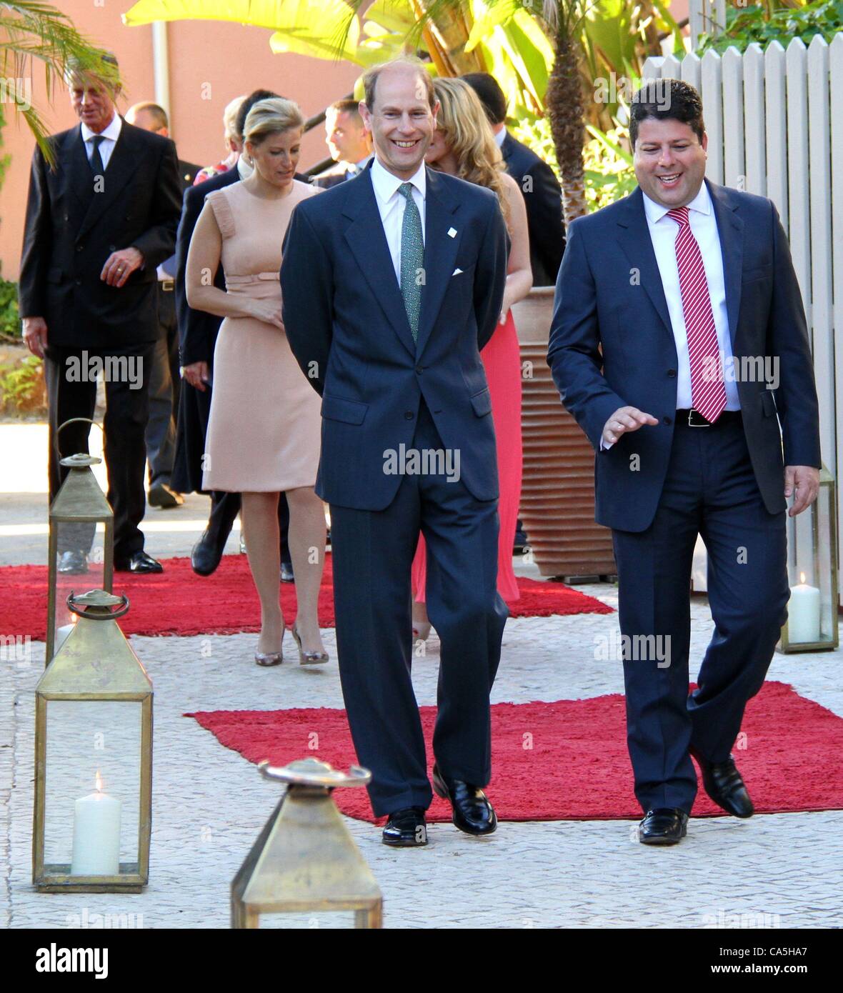 Prince Eduard and his Wife Sophie Helen Rhys-Jones attend ...