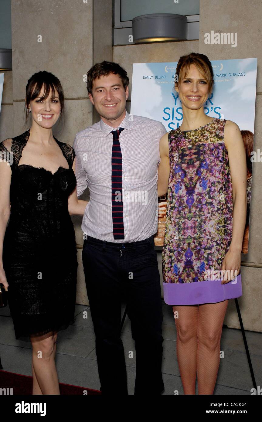 Rosemarie DeWitt, Mark Duplass, Lynn Shelton at arrivals for YOUR