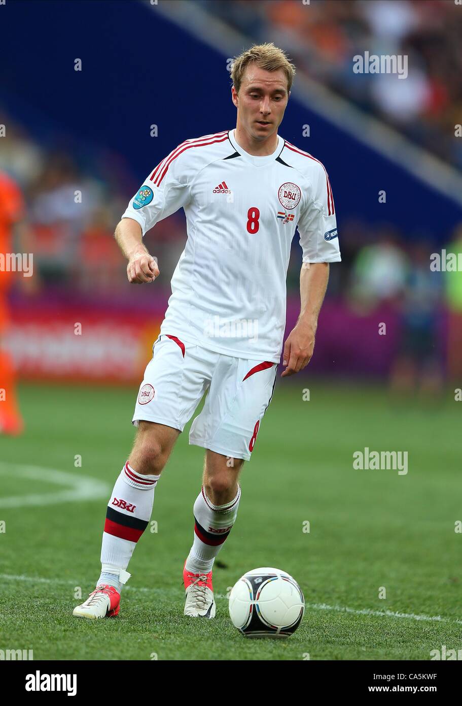 Christian Eriksen Denmark Ajax Denmark Ajax Metalist Stadium Stock Photo Alamy