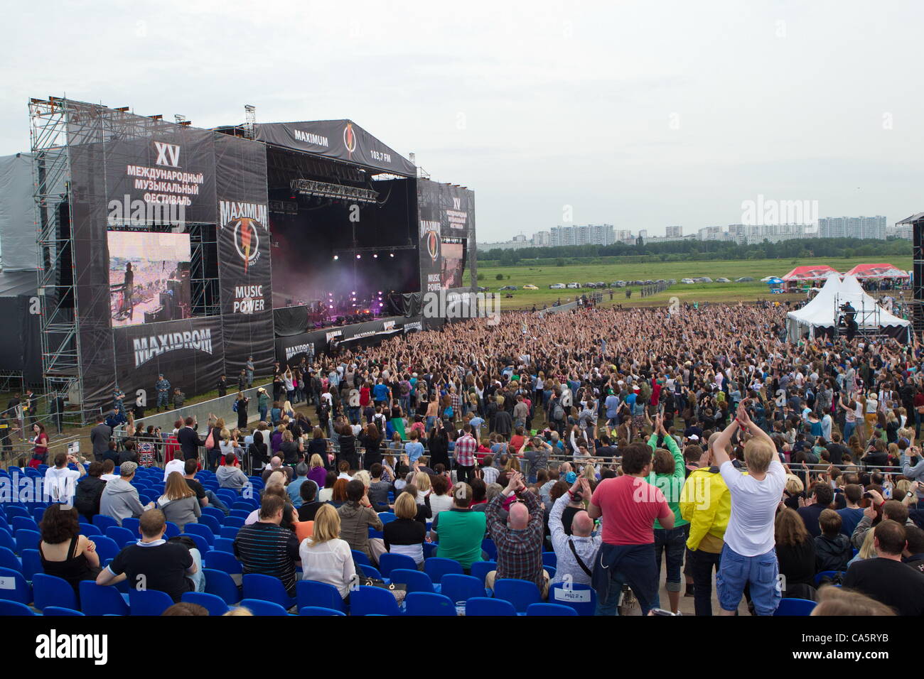 Moscow tushino airfield hi-res stock photography and images - Alamy