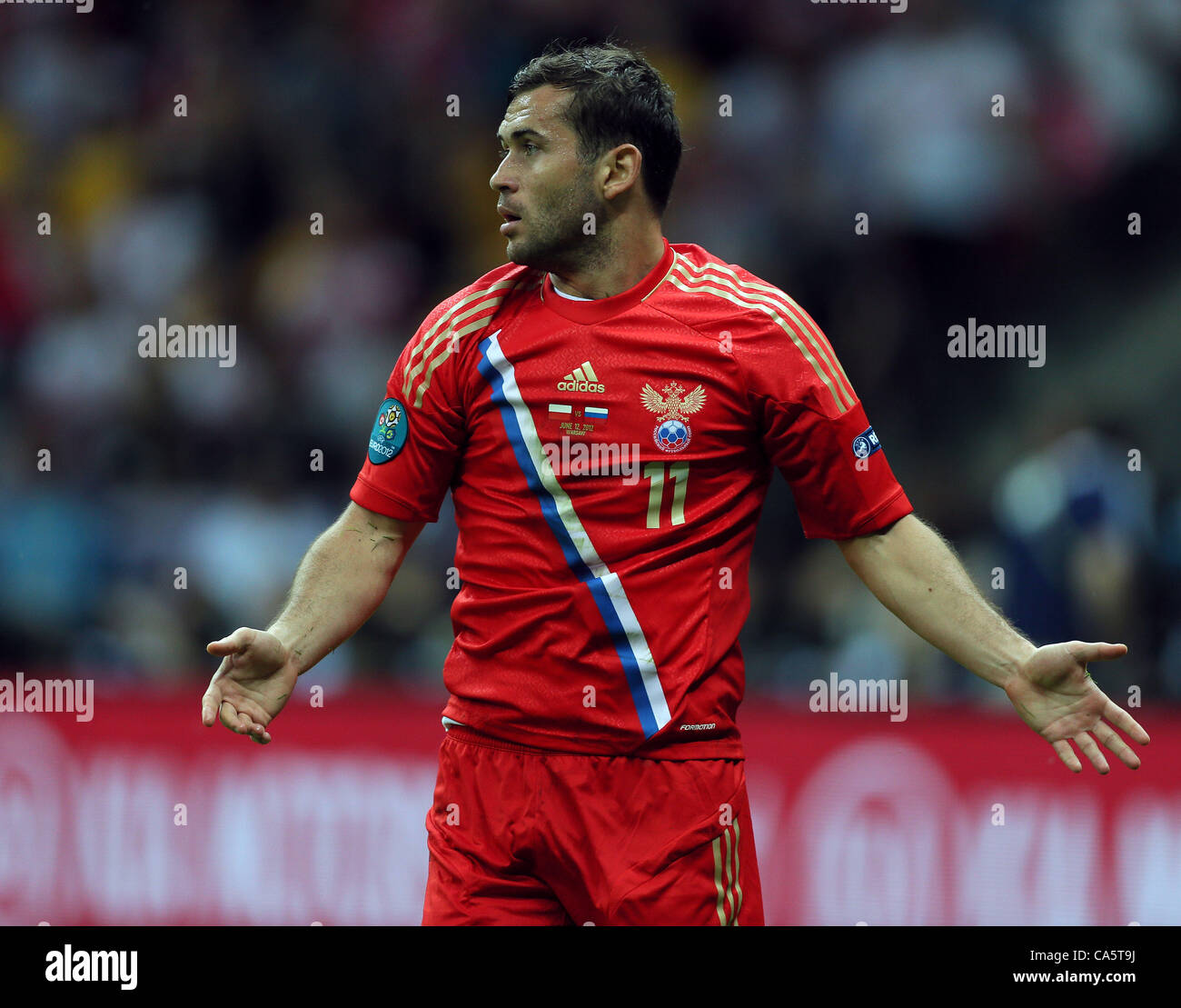 ALEKSANDR KERZHAKOV RUSSIA NATIONAL STADIUM WARSAW POLAND 12 June 2012 ...