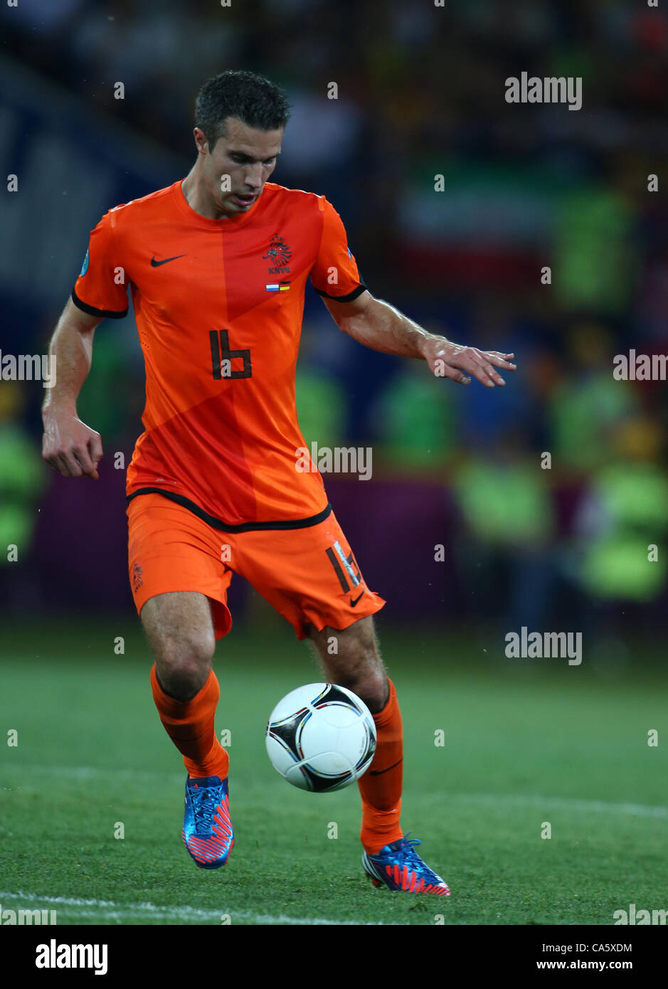 ROBIN VAN PERSIE HOLLAND V GERMANY EURO 2012 METALIST STADIUM KHARKIV UKRAINE UKRAINE 13 June 2012 Stock Photo