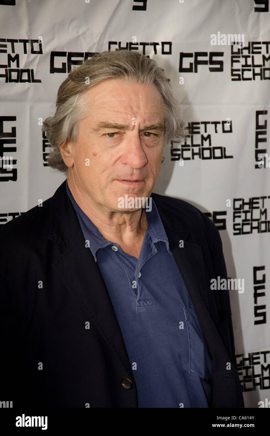 Robert Deniro at arrivals for Ghetto Film School Annual Benefit Gala, The Standard Hotel, New York, NY June 13, 2012. Photo By: Eric Reichbaum/Everett Collection Stock Photo