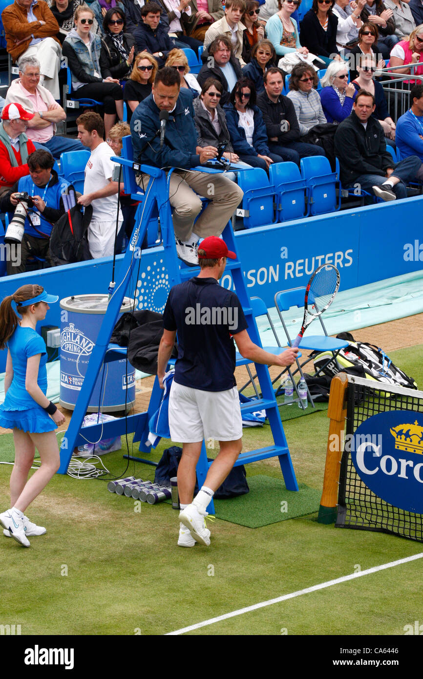 14.06.12 Queens Club, London, ENGLAND Sam Querrey USA Julien