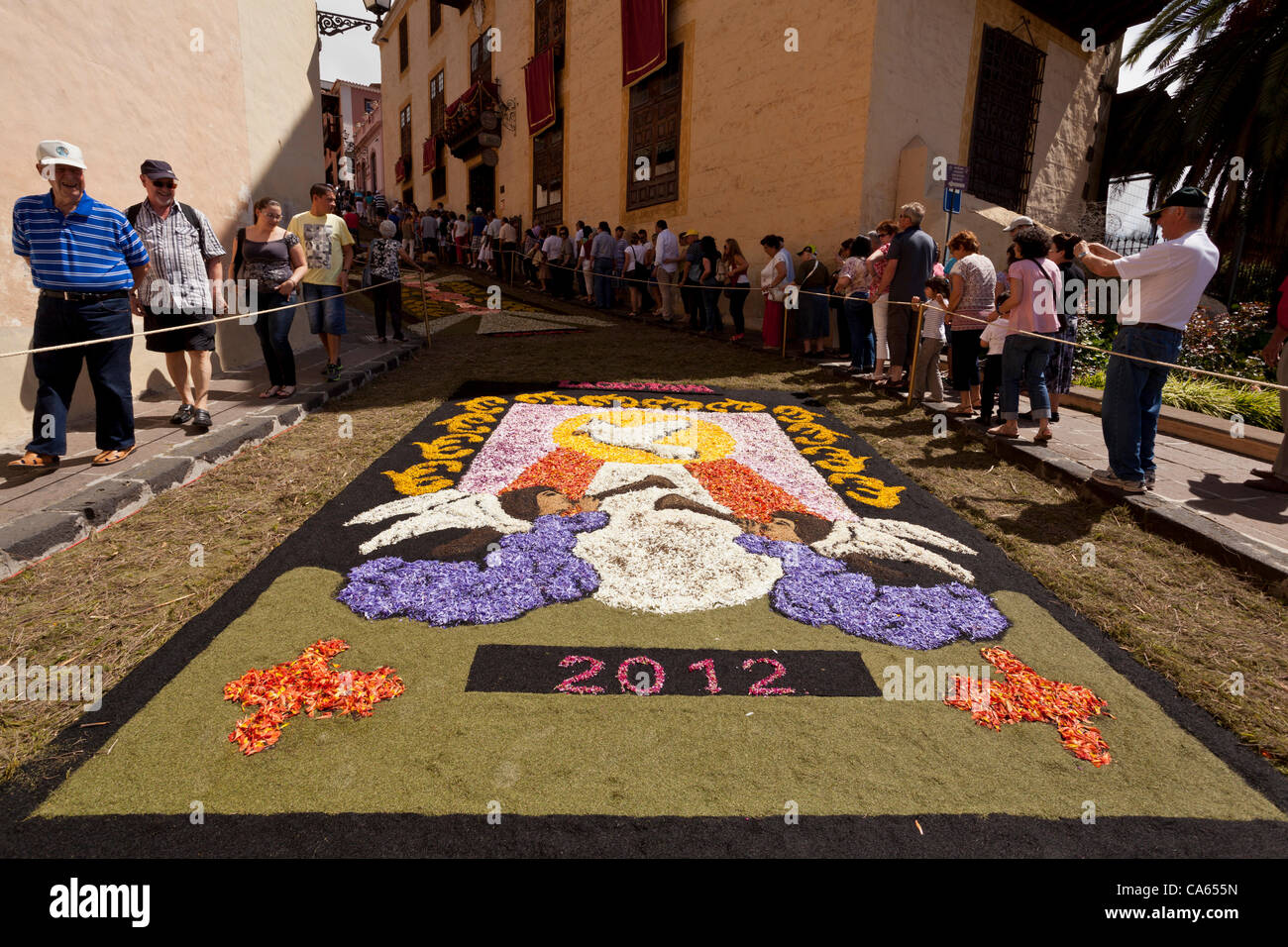 The Corpus Christi flower carpets in La Orotava, an annual tradition on