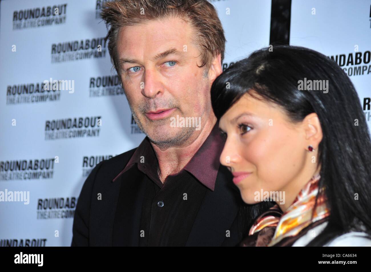 Alec Baldwin, Hilaria Thomas at arrivals for HARVEY Opening Night on