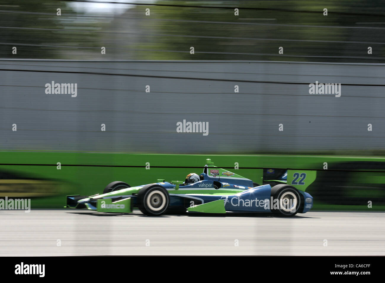 June 15, 2012 - Milwaukee, Wisconsin, U.S - IZOD Indycar Series ...