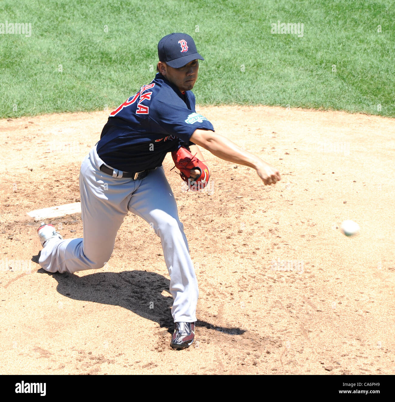 Daisuke Matsuzaka (Red Sox), JUNE 15, 2012 MLB Daisuke Matsuzaka of