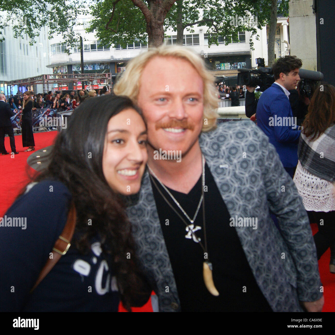 London, UK. 18 June, 2012. Keith Lemon arrives for the UK premiere of 'The Amazing Spider-Man', held at London's Odeon Leicester Square, 18th June 2012 Stock Photo