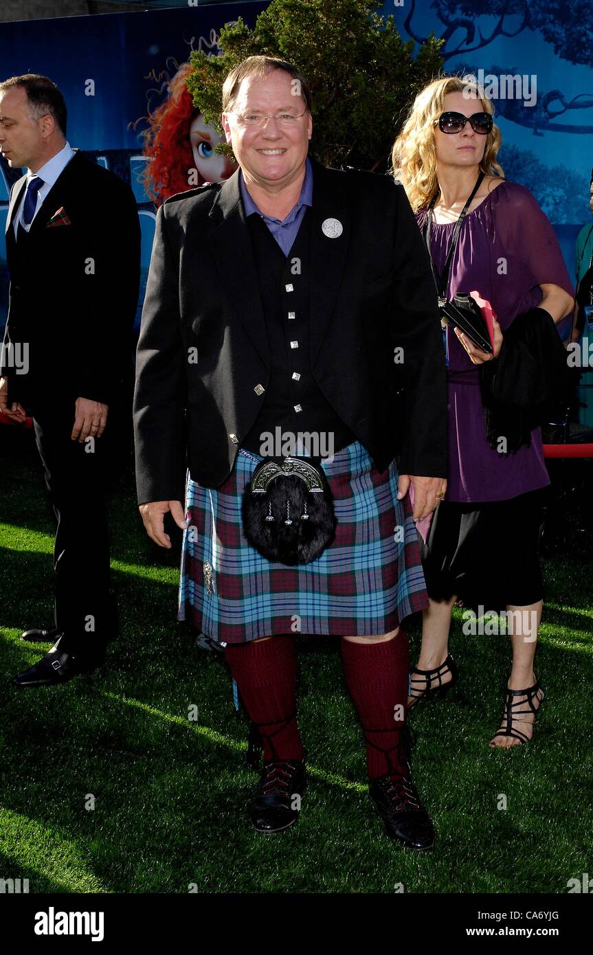 USA. John Lasseter at arrivals for BRAVE Premiere at the Los Angeles Film Festival (LAFF), The Dolby Theatre, Los Angeles, CA June 18, 2012. Photo By: Michael Germana/Everett Collection Stock Photo