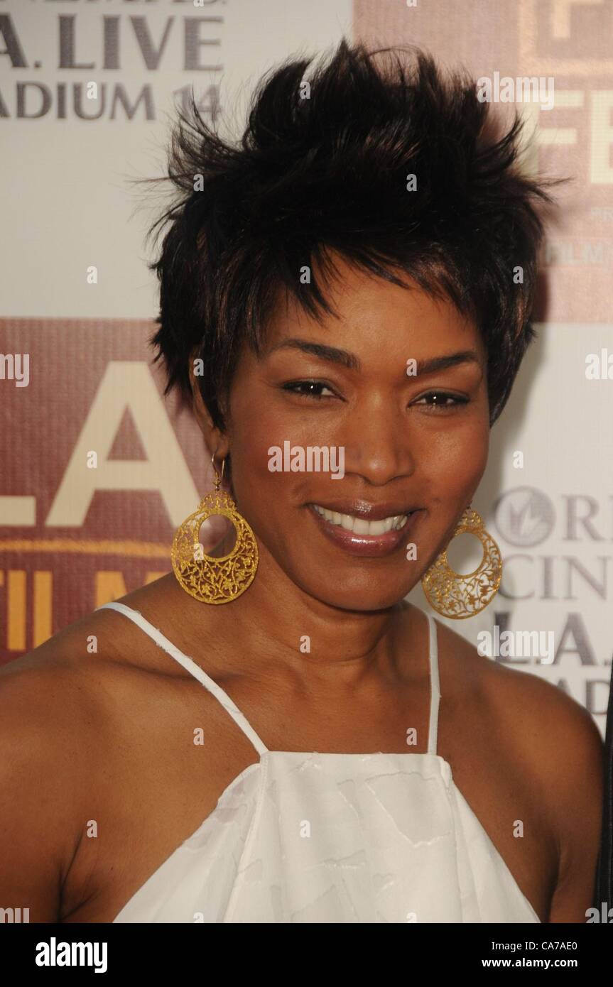 Angela Bassett at arrivals for MIDDLE OF NOWHERE Premiere at the LA Film Festival, Regal Cinemas LA, Los Angeles, CA June 20, 2012. Photo By: Dee Cercone/Everett Collection Stock Photo