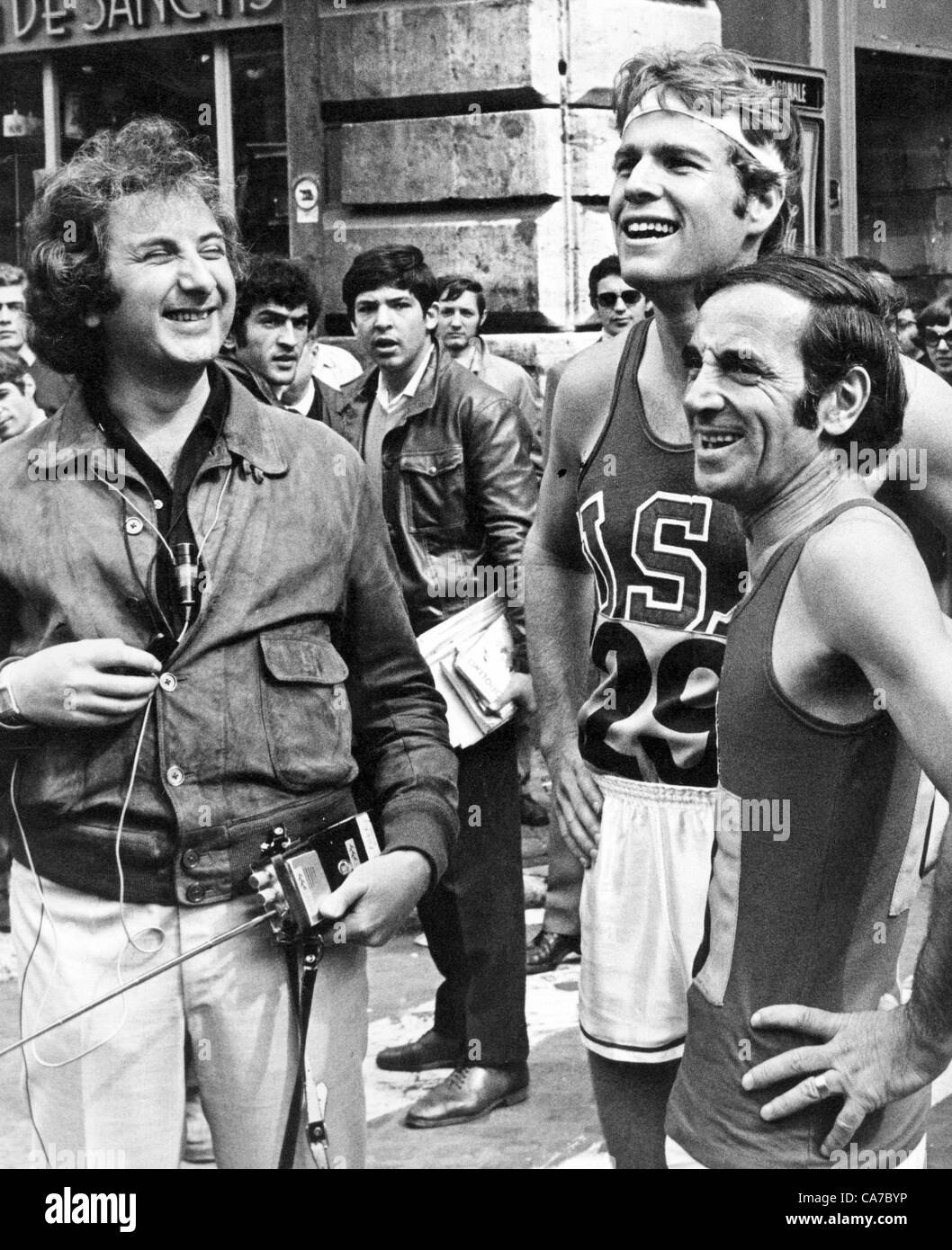 RYAN O'NEAL FILMING THE GAMES 1970.(Credit Image: Â© Globe Photos/ZUMAPRESS.com) Stock Photo