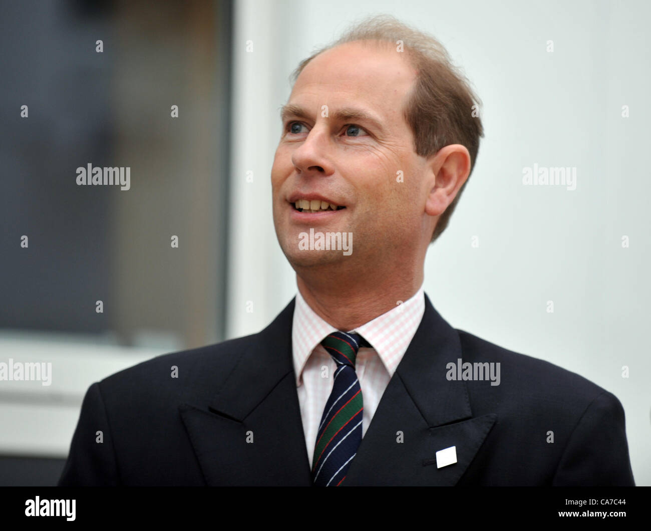 Prince Edward, Earl of Wessex, officially opens the new Budmouth College at Weymouth, Dorset, Britain. 21/06/2012 PICTURE BY: DORSET MEDIA SERVICE Stock Photo