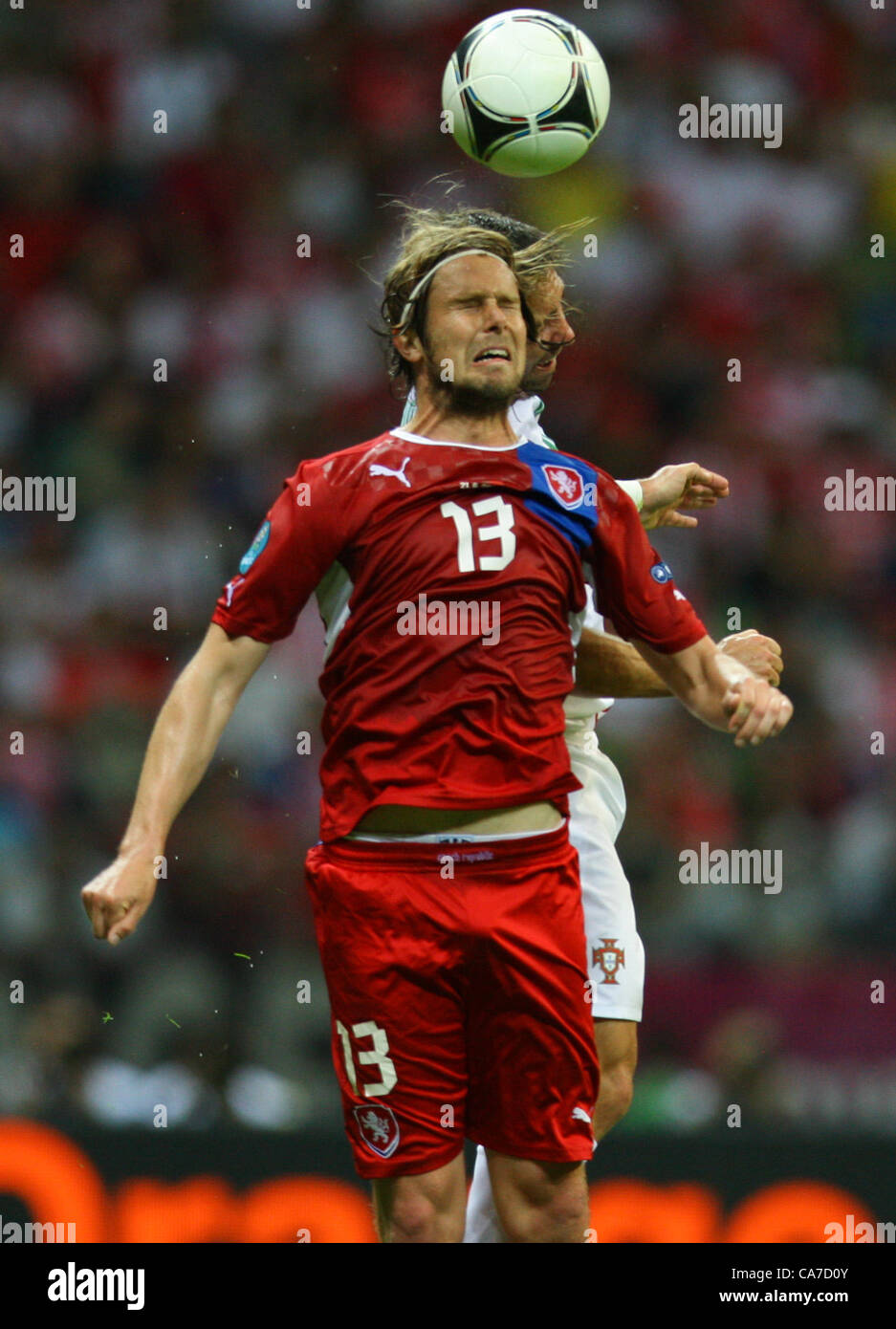 21.06.2012. Warsaw, Poland. UEFA EURO 2012 Quarterfinal. CZECH