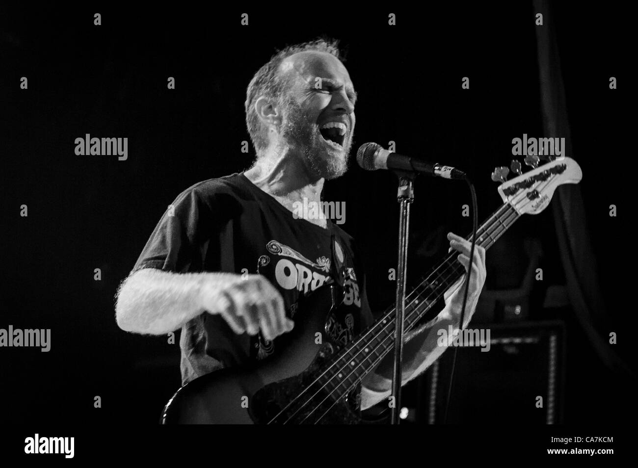 June 21, 2012 - Toronto, Ontario, Canada - American Crossover band Corrosion of Conformity performed live show at The Opera House in Toronto. In picture - MIKE DEAN (Credit Image: © Igor Vidyashev/ZUMAPRESS.com) Stock Photo