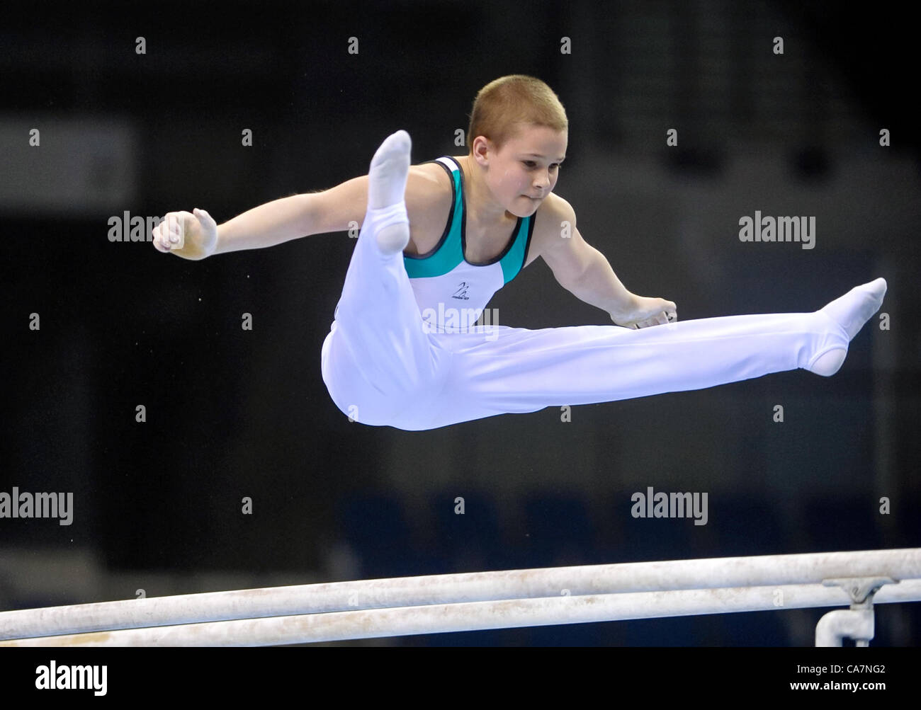 Mens Junior Gymnastic Championships 22.6.12.Echo Arena Liverpool. UK