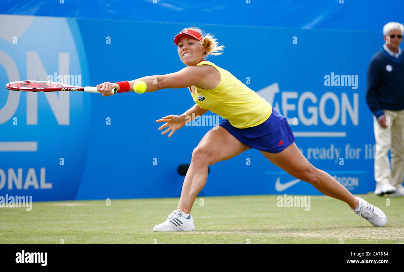 23.06.12 Devonshire Park, Eastbourne, ENGLAND: Tamira Paszek (AUT) has