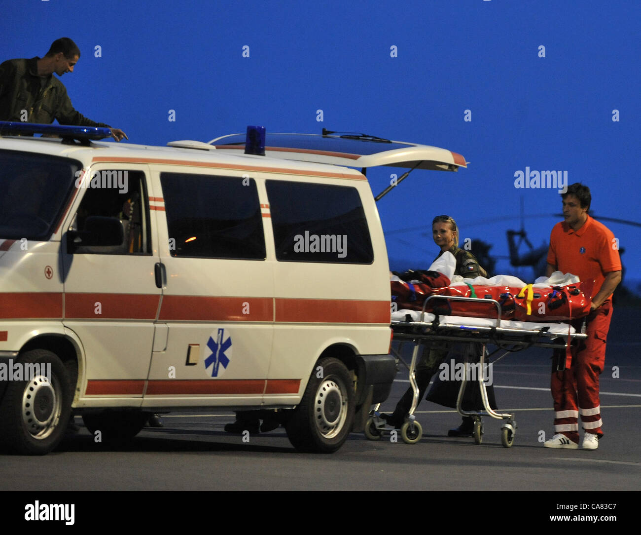 The Airplane of the Czech Air Force with the Czech tourists who crashed ...