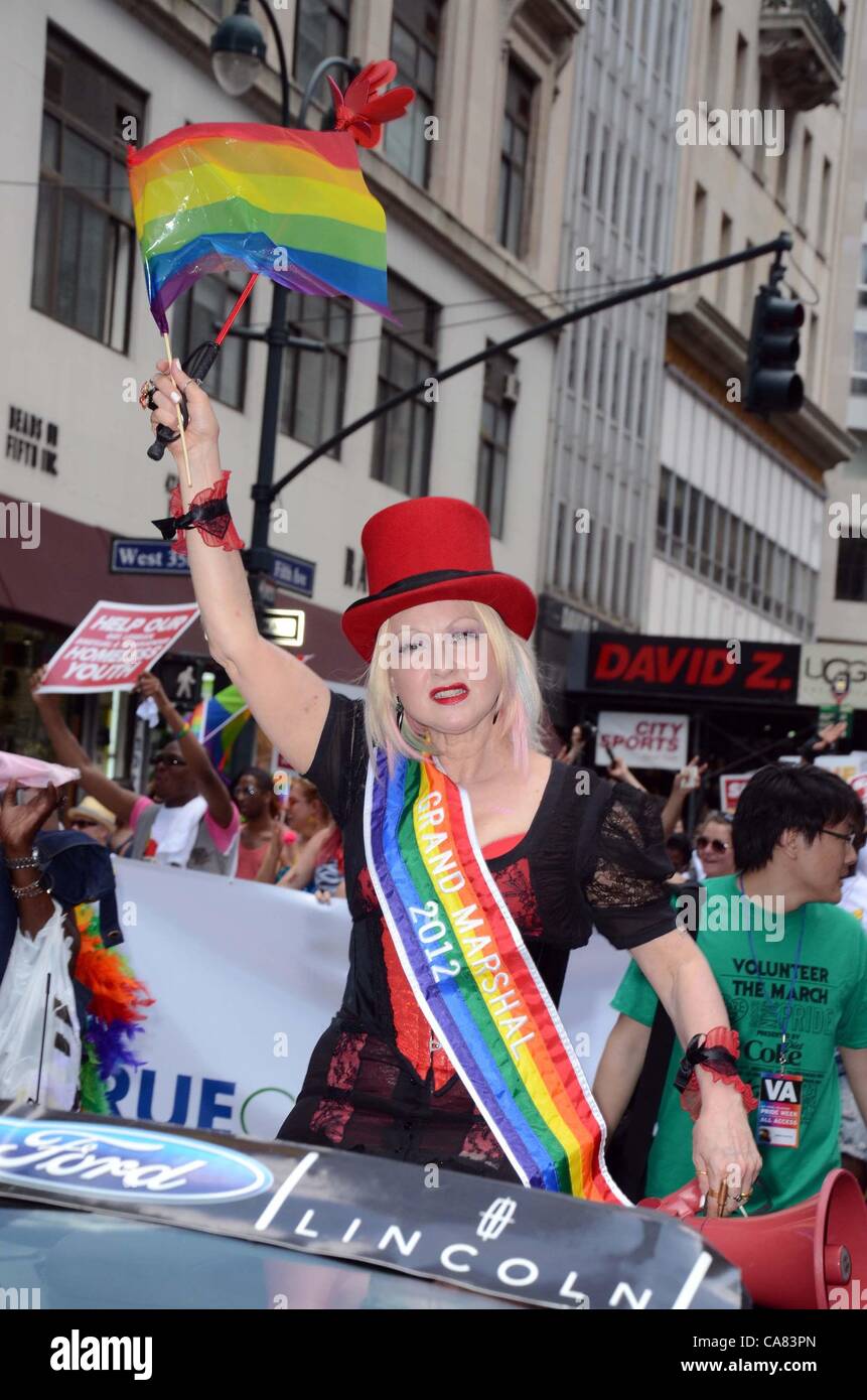 when is the gay pride parade in nyc 2012