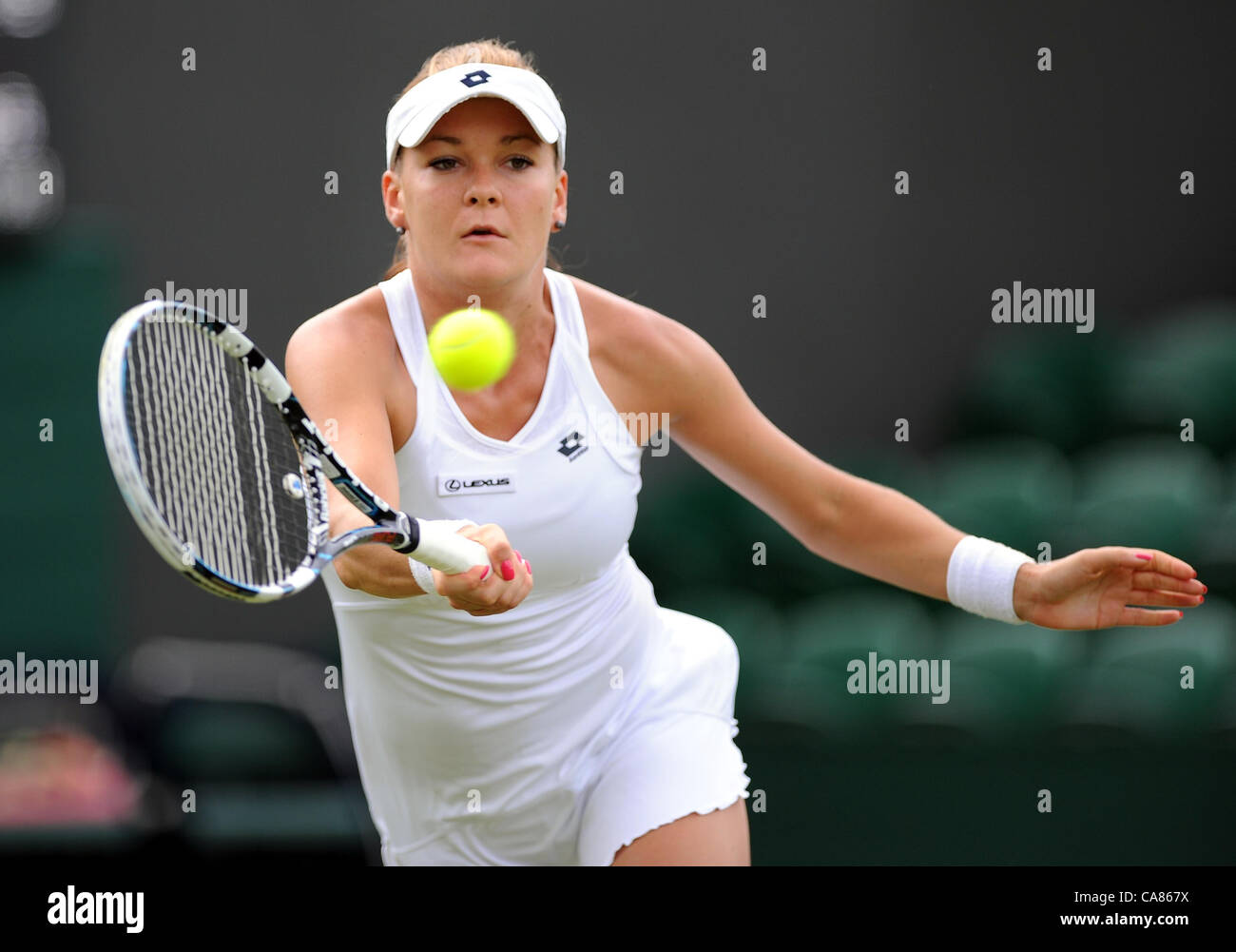 AGNIESZKA RADWANSKA POLAND THE ALL ENGLAND TENNIS CLUB WIMBLEDON LONDON agnieszka-radwanska-poland-the-all-england-tennis-club-wimbledon-london
