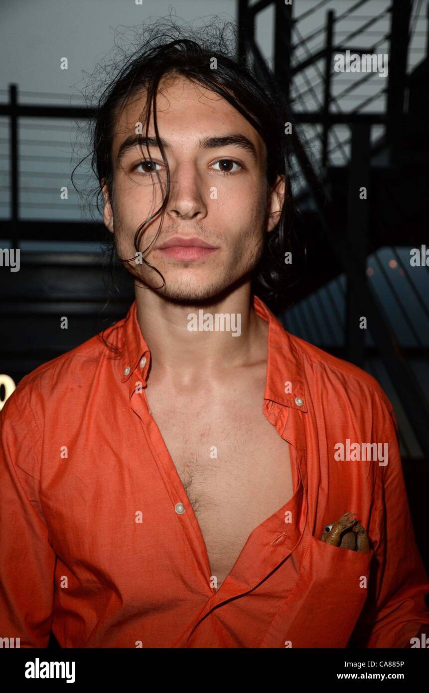 Usa Ezra Miller At Arrivals For Red Lights Ny Premiere Landmark Stock Photo Alamy