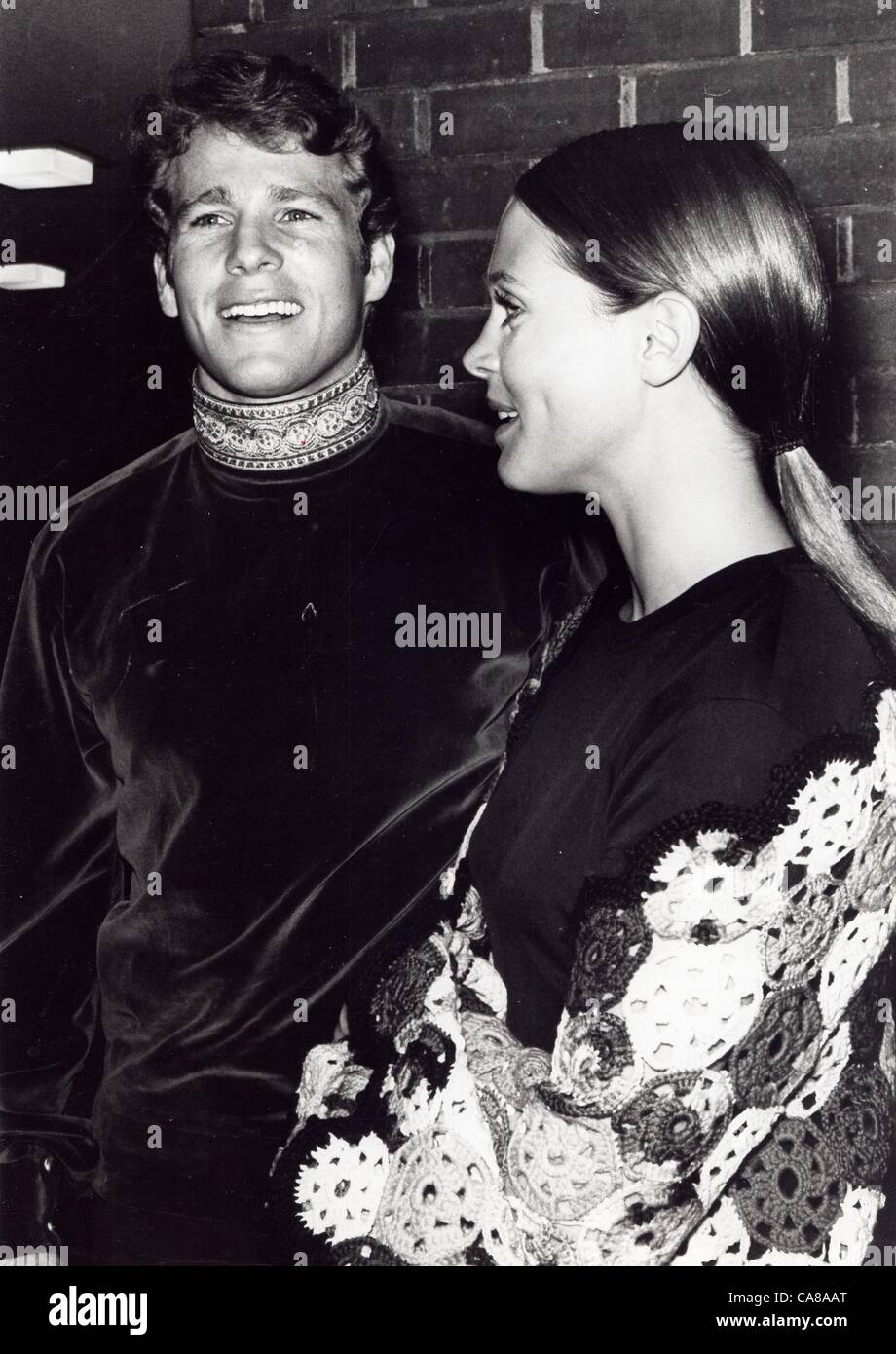 RYAN O'NEAL with wife Leigh TaylorYoung.(Credit Image Â© Gilloon