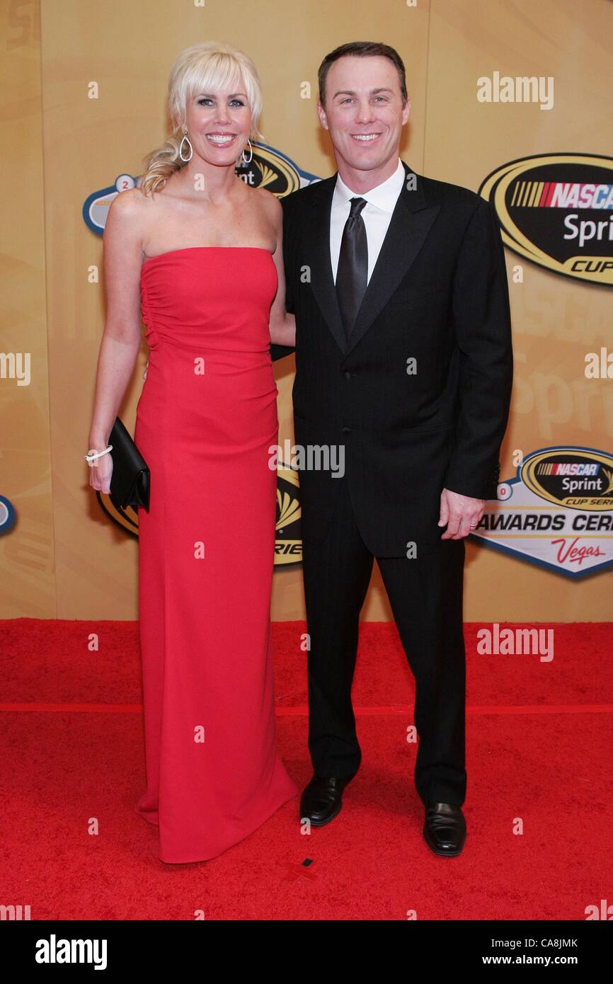 DeLana Harvick, Kevin Harvick in attendance for NASCAR Sprint Cup Series Awards Ceremony, Wynn Las Vegas, Las Vegas, NV December 2, 2011. Photo By: James Atoa/Everett Collection Stock Photo