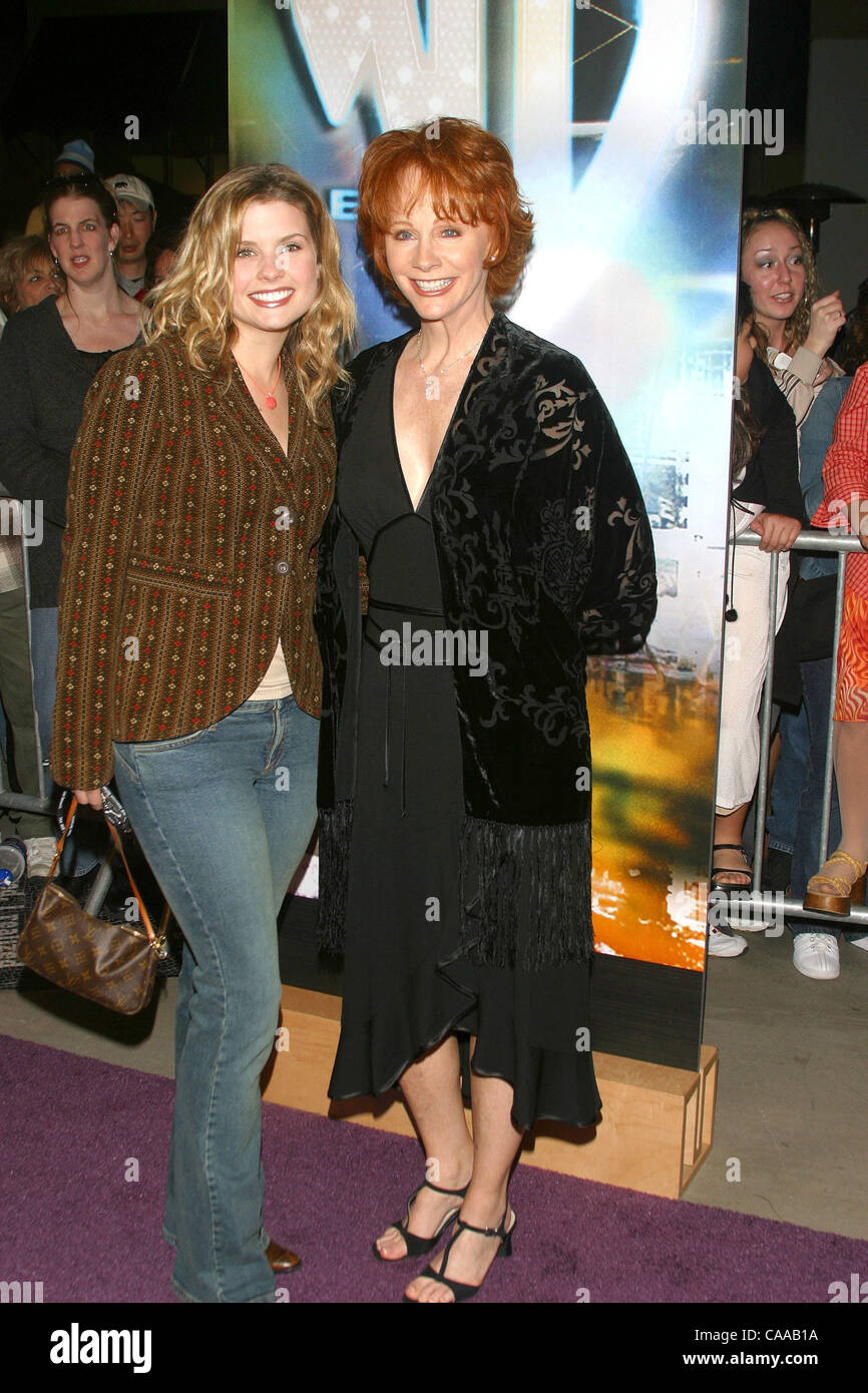 Jan 11, 2003; Hollywood, CA, USA; Actresses REBA McENTIRE and JOANNA