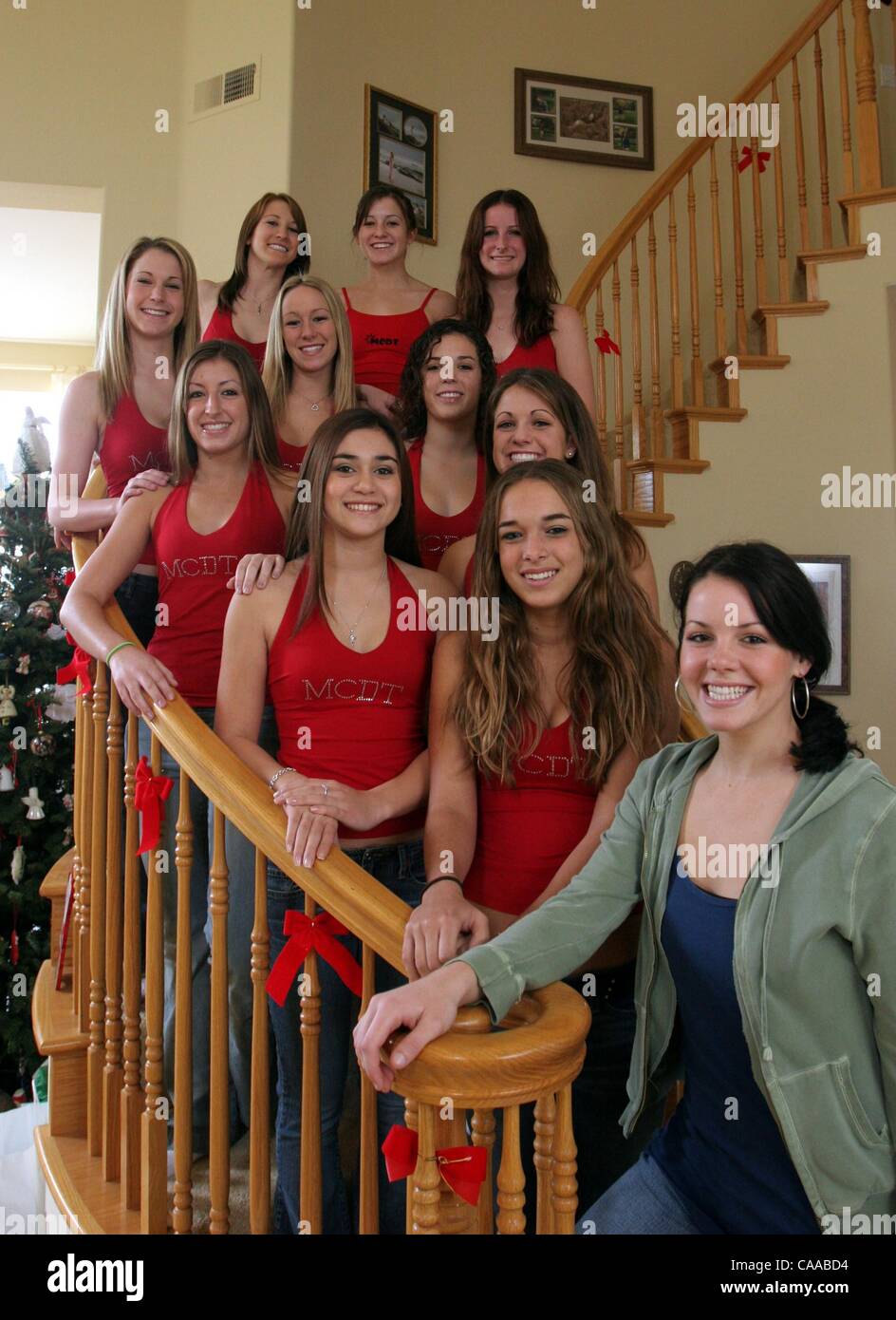 (published 01/07/2005, NI6) Mt. Carmel High School Dance Team will