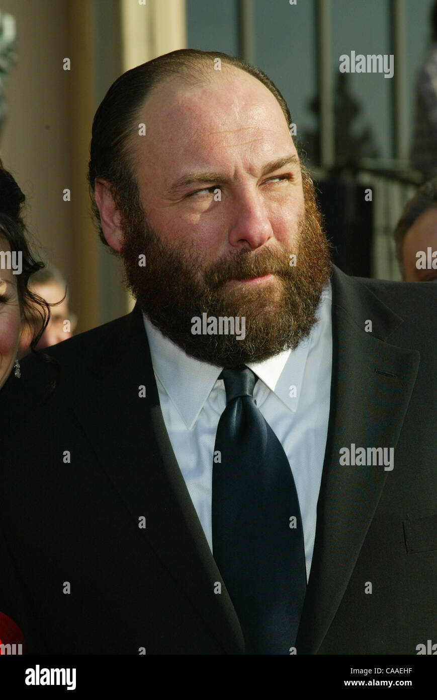 Mar 09, 2003; Los Angeles, CA, USA; Actor JAMES GANDOLFINI arrives @ the 9th Annual Screen Actors Guild Awards held at the Shrine Exposition Center in Los Angeles. Stock Photo