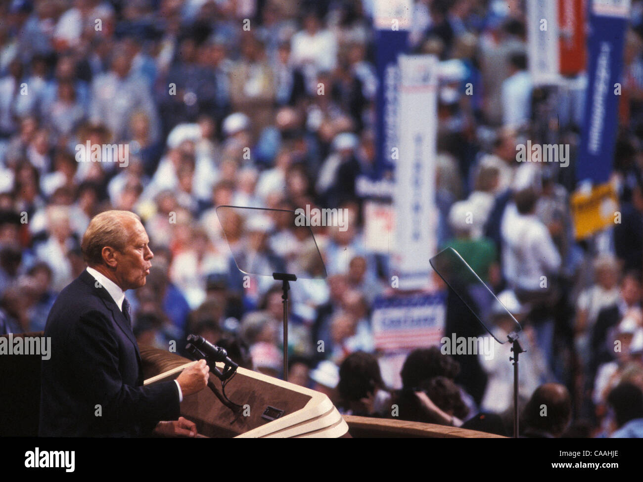 Jun 27, 2003; Washington, DC, USA; File photo. Date unknown. Former U.S. President GERALD FORD (1974-77). Stock Photo