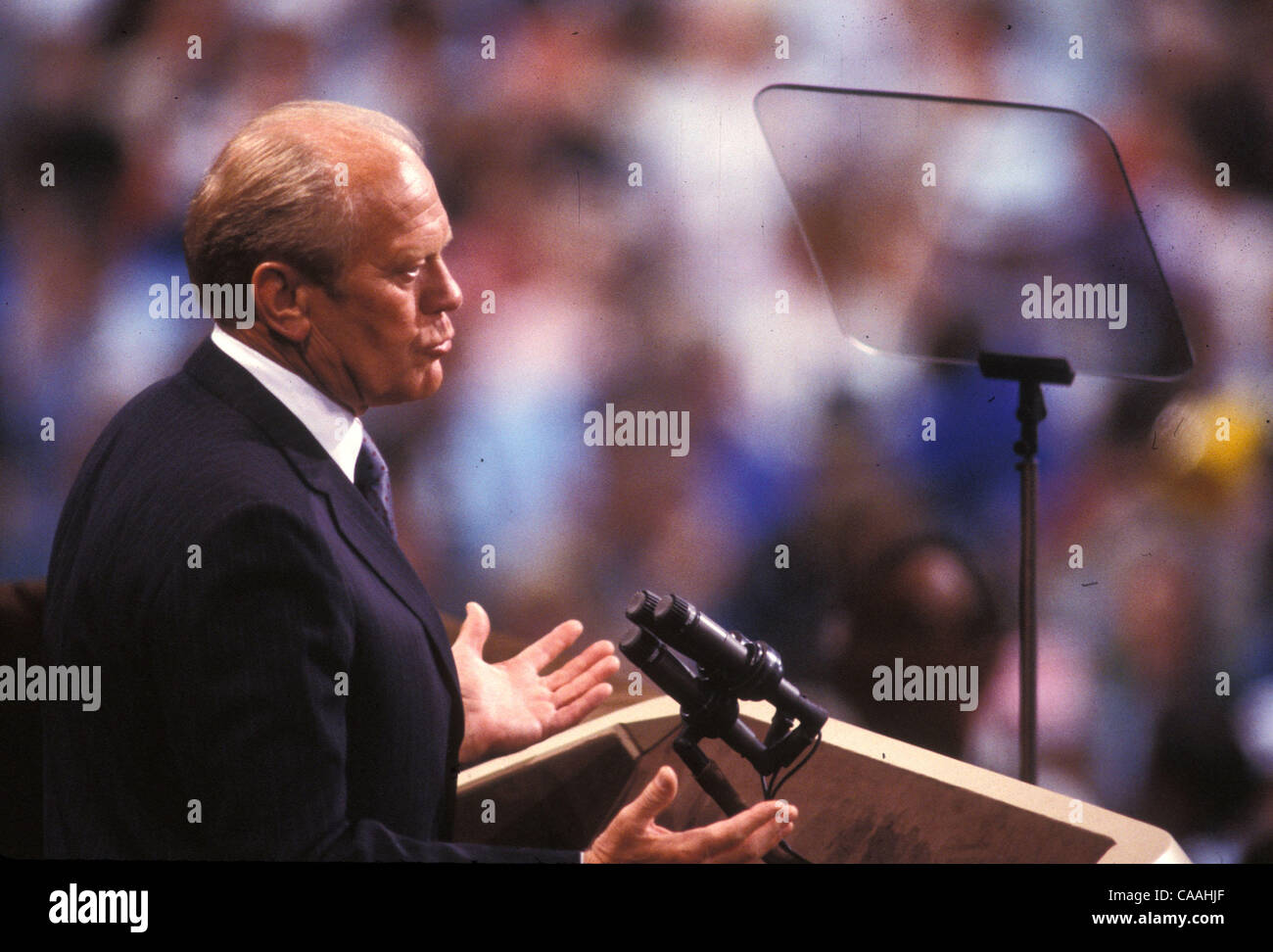 Jun 27, 2003; Washington, DC, USA; File photo. Date unknown. Former U.S. President GERALD FORD (1974-77). Stock Photo