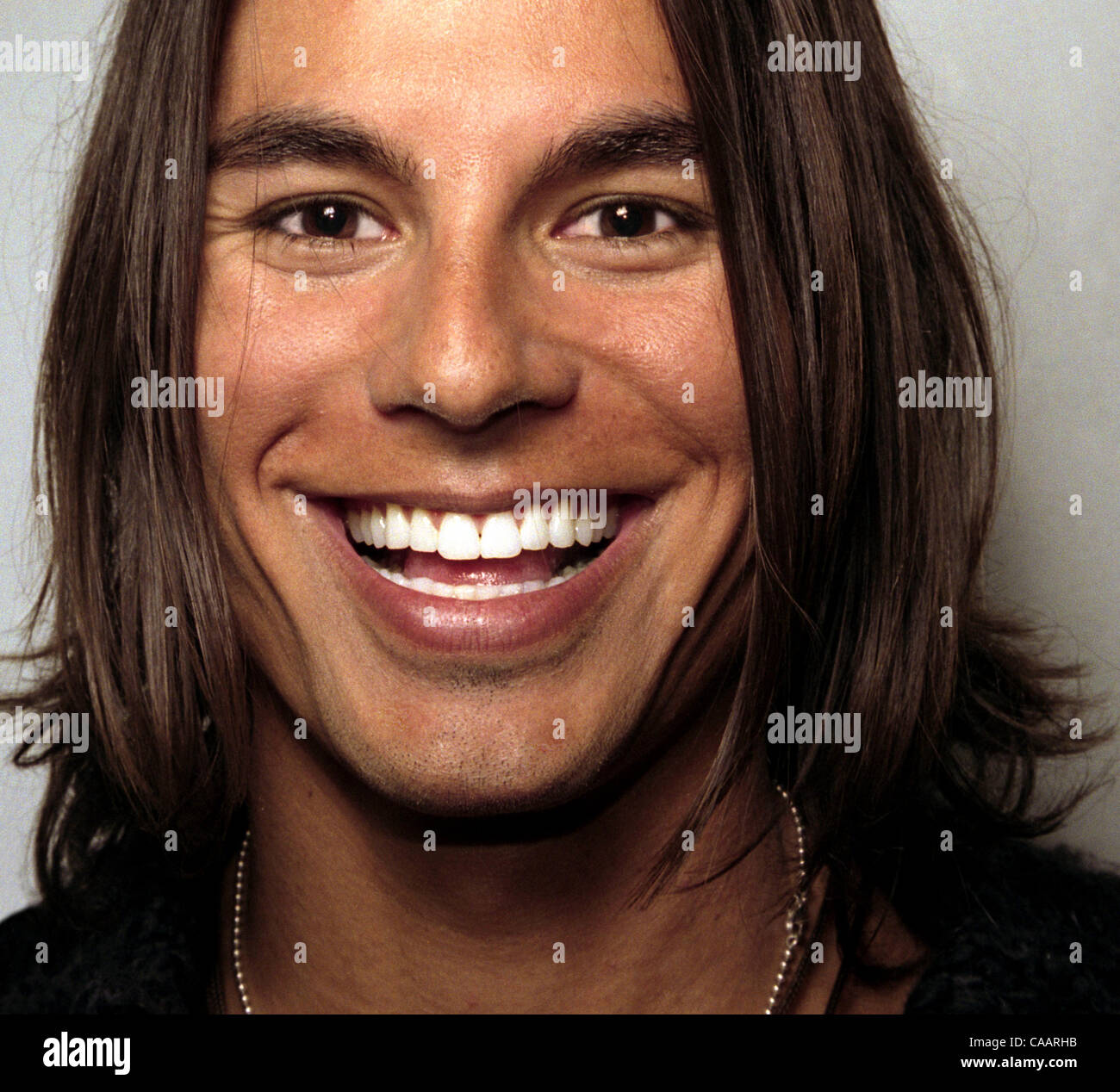 Feb 01, 2004 - Miami, FL, USA -  Julio JosŽ Iglesias also known as JULIO IGLEASIAS JR is a pop singer from Spain. Pictured February 2004 in South Florida. (Credit Image: © David Jacobs/ZUMA Press) Stock Photo